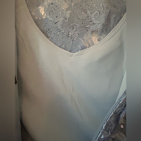 Alex Evenings Women's midi A-Line Rosette Dress - Picture 7 of 9